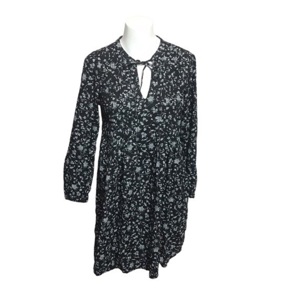 Old‎ Navy Black & White Floral Boho Dress Size XS